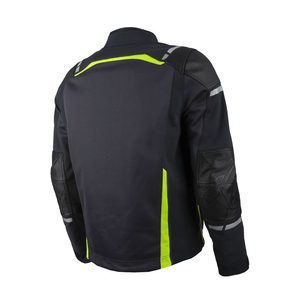 Veste de moto imperméable noire pure personnalisée pour hommes pour toutes les saisons, aventure pour les circuits textiles d'été - Product Image 4