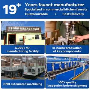 Robinet de <span class=keywords><strong>cuisine</strong></span> extractible en laiton robuste avec douchette flexible, installation facile, pour <span class=keywords><strong>cuisine</strong></span> commerciale - Promotion - Product Image 6