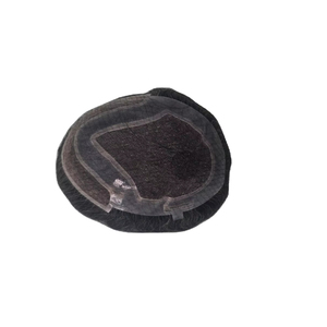 Peluca de Cabello Humano Virgen Remy Indio, Tupé con Ondas Naturales, Trama Única para Prótesis Capilares de Encaje - Product Image 4