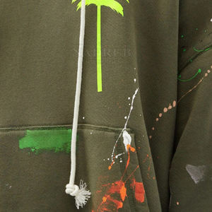 Vente en gros Prix Best Design OEM Service Hommes Sweats à capuche imprimés Nouveaux basiques à la mode Sweats à capuche imprimés - Product Image 6