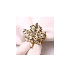 Anneau de serviette en laiton de haute qualité pour les fêtes de mariage et les dîners, anneau de serviette en laiton de tous les jours - Product Image 1