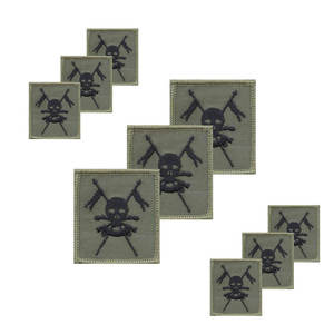 Insignia de León del Regimiento de Lancaster TRF X3, la mejor insignia TRF de Color de piel personalizada y bordado de León de Color negro - Product Image 2