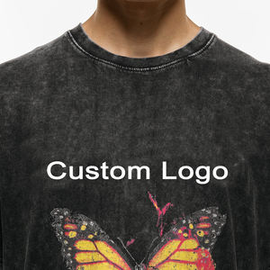 T-SHIRT oversize gris délavé à l'acide - Product Image 6