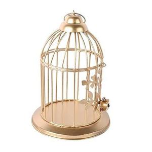 Jaula de pájaros de Metal hecha a mano de primera calidad, casa de pájaros colgante de hierro duradero, jaula de pájaros decorativa rústica para decoración de jardín y hogar - Product Image 5