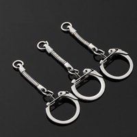Chaînes serpent DIY pour porte-clés, fermoirs en D, attaches rapides et anneaux de jonction pour porte-clés serpent