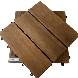 Viet Wood 300x300mm Contemporary Waterproof Anti-Slip Vietnam Acacia Outdoor <b>Decking</b> Matt Finish Oiling Surface Total Solution - Product Image 1