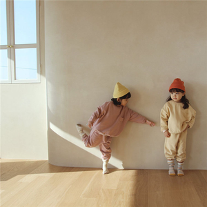 Conjunto de Dos Piezas con Capucha para Adultos, Invierno, Color Sólido, Manga Larga, Top y Pantalones, Algodón Suave, Ropa Casual Unisex - Product Image 2