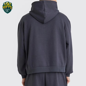 Men's Customizable 2-Piece Set Comfortable Flared Sweatpants Hoodie Streetwear <b>Jogger</b> Tracksuit with Collared Hood for Winter - Product Image 4