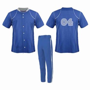 Nouveauté, vêtements de sport en polyester de haute qualité personnalisables, respirants, uniforme d'équipe de baseball avec impression personnalisée - Product Image 1