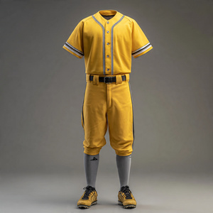 Conjunto de Camiseta y Pantalones de Béisbol con Nombre de Equipo, Uniformes de Béisbol Personalizados con Líneas a Rayas, Trajes de Béisbol Holgados - Product Image 5