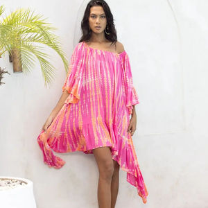 Vestido de dormir maxi de la mejor calidad de fabricante de India para mujer diseño de cintura femenina para mujer - Product Image 1