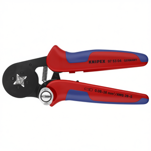 Pince à sertir auto-ajustable Knipex, pince à compression carrée bronzée pour embouts de fils avec accès latéral - Product Image 3