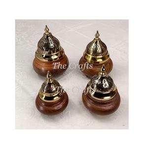 Quemador de Aceite de Incienso de Último Diseño en Acero Inoxidable y Madera, Quemador de Bakhoor para Bodas y Uso Doméstico - Product Image 4