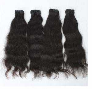 Cabello humano One Donor Raw Bundle Extensión de tejido de Trama humana Cutícula alineada Doble dibujado - Product Image 2