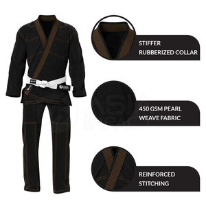 ชุด Jitsu bjitsu bjitsu ชุดบราซิลเลี่ยน Jitsu GI พร้อมเข็มขัด BJJ kimono ศิลปะการต่อสู้ชุดออกแบบได้ตามต้องการจากผู้ผลิตขายส่ง - Product Image 4