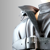 Veste droite ajustée en cuir de vache décontractée pour homme, fermeture éclair, chauffante, respirante, écologique