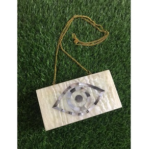 Bolso de Mano de Resina Personalizado para Mujer |   Bolsa de Fiesta Elegante de Acrílico - Product Image 1