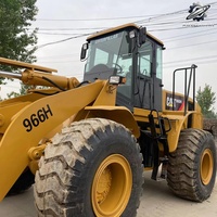 Chargeuse sur pneus Caterpillar 966H, 24 tonnes, chargeuse frontale moyenne-lourde, moteur C11 ACERT, chargeuse sur pneus Cat d'occasion pour travaux de construction, carrière, sable
