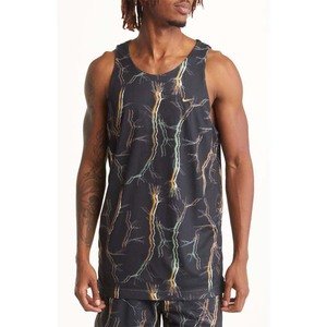 Ropa de verano transpirable personalizada de talla grande, camisetas sin mangas de entrenamiento para hombres, ropa de Fitness para hombres, camisetas sin mangas, estilo de calle alta 2025 - Product Image 1