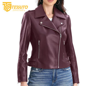 100% Real Leather Women's <b>Jacket</b> New Casual & Stylish Biker Genuine Leather <b>Jacket</b> in Premium Packaging - Product Image 4