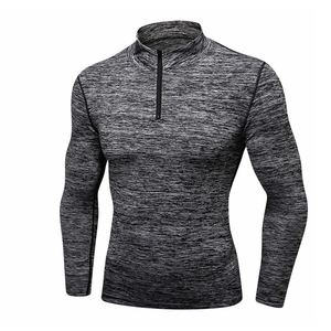 Nueva llegada camisa de compresión hombres sublimación personalizada al por mayor personalizado impreso camisa de compresión MMA Rash Guard servicio OEM - Product Image 1