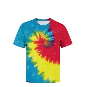 T-shirt tie-dye pour homme, design populaire et tendance, écologique, 100 % coton, coupe ample, décontracté, coupe-vent. - Product Image 2