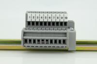 Mini et Micro bornier à vis-2 Contacts 11-20 AWG 24A Max Modèle de Amp-WMBKKB2.5-LA continu-Marque NJSMW