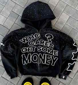 Sudadera con capucha personalizada para hombre con cremallera Extreme Heavyweight French Terry Brushed 100% Sudadera de algodón Sudaderas con capucha para hombre - Product Image 5