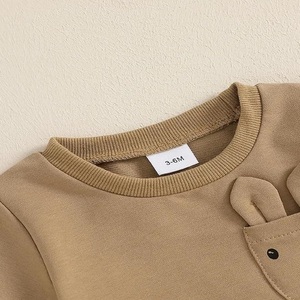 Conjuntos de ropa clásica ligera para niños pequeños Camiseta y pantalones cortos de color personalizado con diseño bordado - Product Image 6