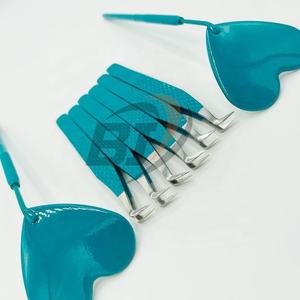 Pinzas de extensión de pestañas de acero inoxidable profesionales de alta calidad personalizadas punta puntiaguda recubrimiento de Color personalizado etiqueta privada - Product Image 3