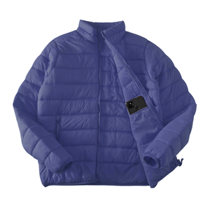 Urban Streetwear Down Puffer Jacket para hombre-Premium Polyester Shell Cremallera ajustable para estilos inspirados en Hip-Hop - Product Image 5