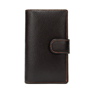 New Arrival High Quality Genuine Leather Men's Long <b>Wallet</b> Business Men's <b>Wallet</b> <b>Card</b> <b>Holder</b> Men's Long Money <b>Wallet</b> - Product Image 1