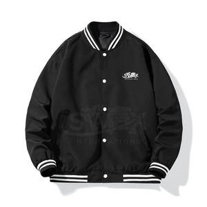 Chaqueta de Invierno Estilo Letterman Extra Grande, a la Moda, Resistente al Viento, para Hombre - Product Image 1