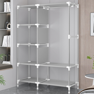 <span class=keywords><strong>Armadio</strong></span> Pieghevole <span class=keywords><strong>in</strong></span> <span class=keywords><strong>Tessuto</strong></span> Moderno ed Economico per Studenti con Porta Scorrevole per Soggiorno - Product Image 6