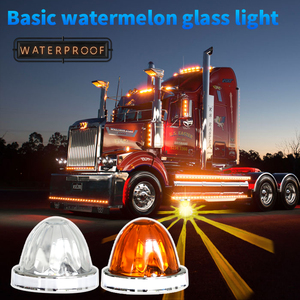 2025 mới đèn xe tải đèn trang trí đơn và kép màu xe tải đuôi ánh sáng dẫn tích hợp thủy tinh dưa hấu ánh sáng - Product Image 2
