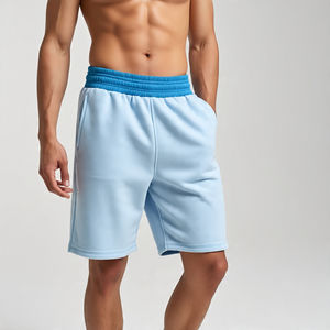 Pantalones cortos de chándal de lana para hombre, gimnasio para hombre, estilo callejero, Fitness, entrenamiento atlético, fabricación de joggers - Product Image 3