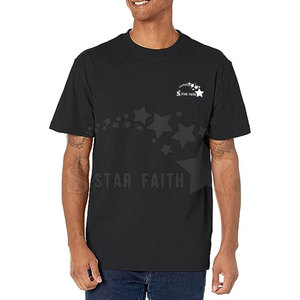 Camiseta de gran tamaño para hombre a la moda, ropa de calle holgada, estilo Hip Hop, camiseta de algodón con estampado personalizado para hombre, camiseta de gran tamaño - Product Image 1
