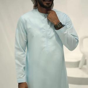 Vêtements islamiques en gros Thobe pour hommes Nouvelle mode Koweït Marocain Arabe Musulman Jubba Thobe Kaftan Daffah Abaya pour hommes - Product Image 6