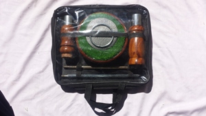 Ensemble de blocs en bois de fauconnerie portable en gros plaque supérieure de 6 pouces avec bloc de trois pièces d'origine en astroturf - Product Image 3