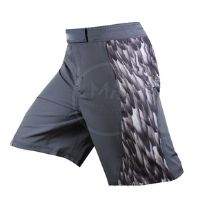 Pantalones cortos de MMA sólidos de algodón 100% de estilo callejero para hombre, ropa de entrenamiento transpirable de secado rápido para adultos - Product Image 3