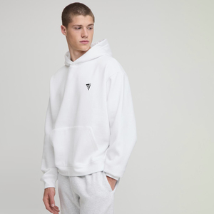 Sweat à capuche oversize en molleton 100% coton pour homme, streetwear avec logo personnalisé, impression en relief de haute qualité - Product Image 1