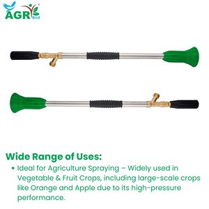 Pistolet à pulvérisation robuste SS 19 mm, longueur 2 pieds, pulvérisateur d'eau agricole haute pression, corps en acier durable, outil d'utilisation - Product Image 5