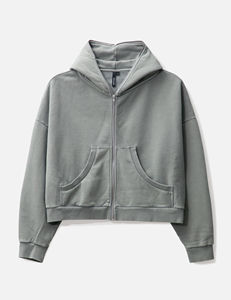 Sudadera con capucha y cremallera de gran tamaño de primera calidad para hombre 500 GSM polar grueso cálido estilo callejero moderno perfecto para la moda diaria se ve duradero - Product Image 2