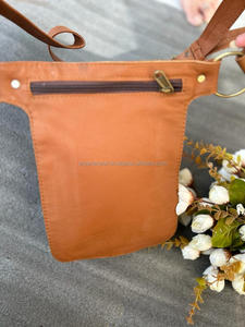 Cinturones de bolsillo de cuero con estilo, riñonera de cuero genuino, cinturón de viaje hecho a mano, colección elegante Unisex, cinturones de bolsillo a la cadera - Product Image 5