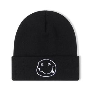 New Arrival High Quality 100% Wool Knit Beanie <b>Caps</b> <b>Winter</b> Warm Digital Printing Striped Adults Unisex Beach Business - Product Image 3