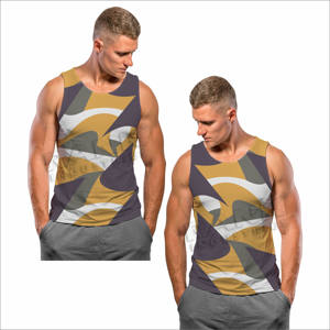 เสื้อกล้ามออกกำลังกายผู้ชายคุณภาพสูงขายดี เสื้อกล้ามผู้ชายสำหรับฝึกซ้อม เสื้อกล้ามผู้ชายแห้งเร็ว - Product Image 4