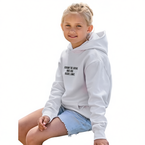 Felpa con Cappuccio Junior Urbana Sostenibile per Merchandising Promozionale - Product Image 2