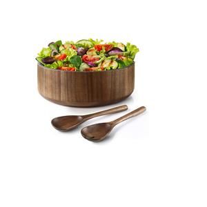 Natural Wooden <b>Salad</b> <b>Bowl</b> Round Set Food Serving <b>Bowl</b> Material <b>Wood</b> Kitchen Handmade <b>Wood</b> <b>Bowl</b> for Everybody - Product Image 3