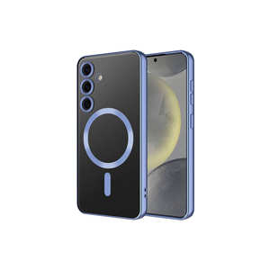 Coque en silicone liquide Sierra Blue pour chargement sans fil MagSafe pour Samsung Galaxy S24 Plus, emballée – Offre protection de l'appareil photo - Product Image 1