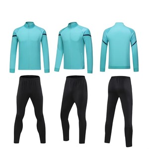 Vente en gros de vêtements vierges personnalisés pour homme en polyester 1/4 avec demi-fermeture éclair pour le sport et le fitness combinaison de jogging pour garder la chaleur ensemble de deux pièces - Product Image 6